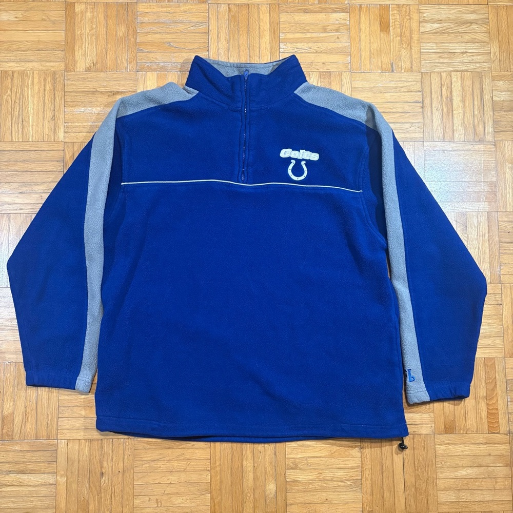 Vintage Indianapolis Colts Fleece Quarter Zip